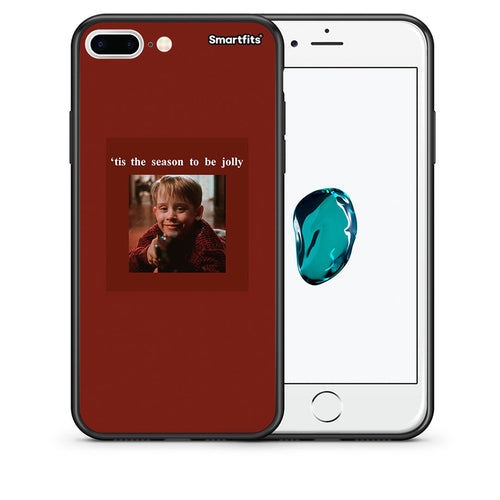 Θήκη iPhone 7 Plus/8 Plus Xmas Ultimate Spirit από τη Smartfits με σχέδιο στο πίσω μέρος και μαύρο περίβλημα | iPhone 7 Plus/8 Plus Xmas Ultimate Spirit case with colorful back and black bezels