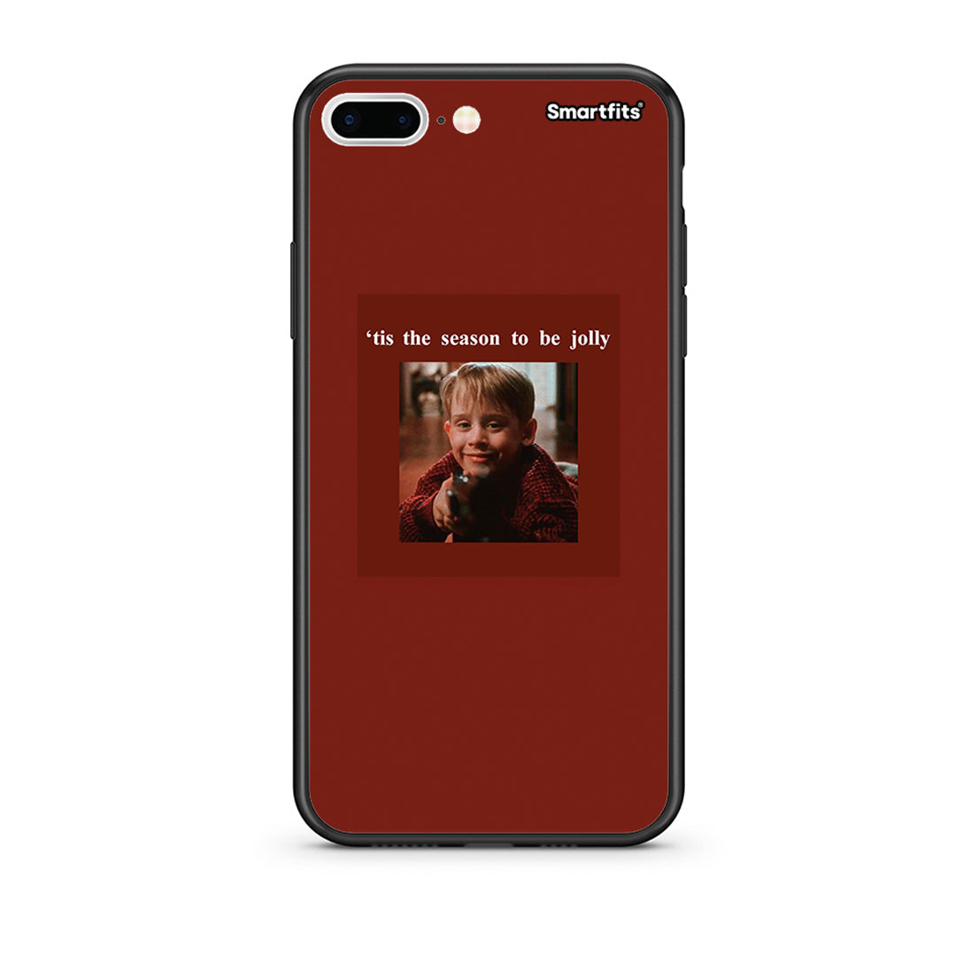 iPhone 7 Plus/8 Plus Xmas Ultimate Spirit θήκη από τη Smartfits με σχέδιο στο πίσω μέρος και μαύρο περίβλημα | Smartphone case with colorful back and black bezels by Smartfits