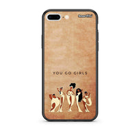 Thumbnail for iPhone 7 Plus/8 Plus You Go Girl θήκη από τη Smartfits με σχέδιο στο πίσω μέρος και μαύρο περίβλημα | Smartphone case with colorful back and black bezels by Smartfits