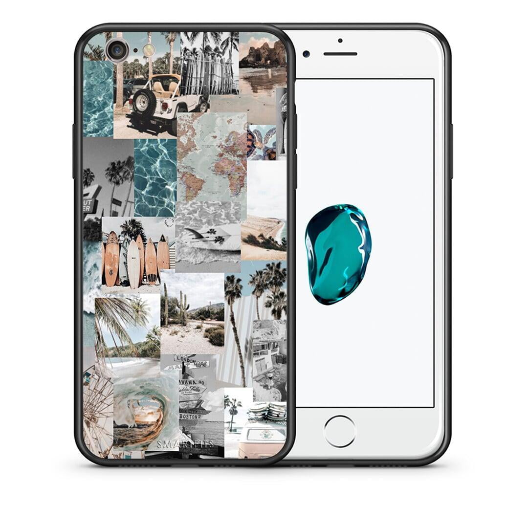 Θήκη iPhone 6 Plus / 6s Plus Retro Beach Life από τη Smartfits με σχέδιο στο πίσω μέρος και μαύρο περίβλημα | iPhone 6 Plus / 6s Plus Retro Beach Life case with colorful back and black bezels