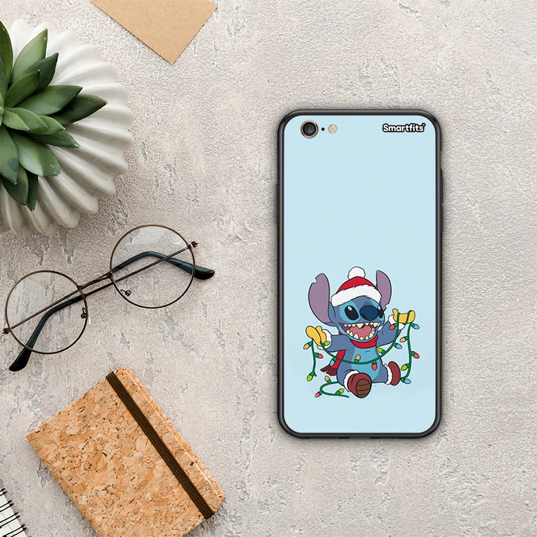 Santa Stich - iPhone 6 Plus / 6s Plus θήκη