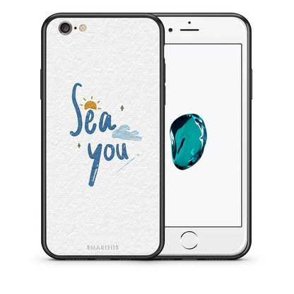 Θήκη iPhone 7 / 8 / SE 2020 Sea You από τη Smartfits με σχέδιο στο πίσω μέρος και μαύρο περίβλημα | iPhone 7 / 8 / SE 2020 Sea You case with colorful back and black bezels