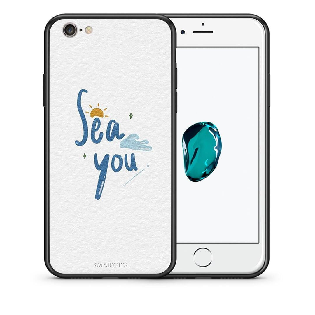 Θήκη iPhone 7 / 8 / SE 2020 Sea You από τη Smartfits με σχέδιο στο πίσω μέρος και μαύρο περίβλημα | iPhone 7 / 8 / SE 2020 Sea You case with colorful back and black bezels
