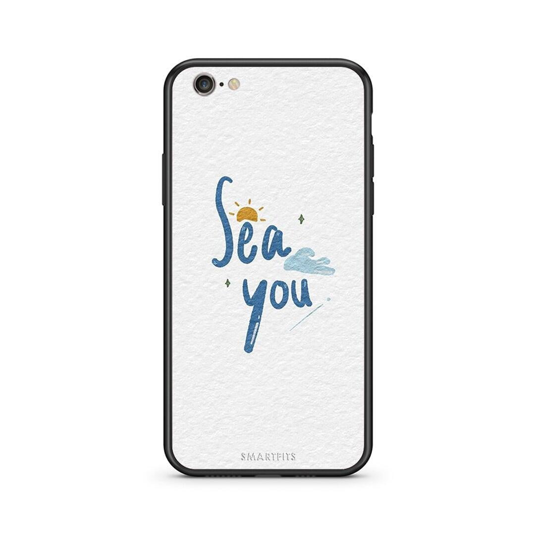 iPhone 7 / 8 Sea You Θήκη από τη Smartfits με σχέδιο στο πίσω μέρος και μαύρο περίβλημα | Smartphone case with colorful back and black bezels by Smartfits