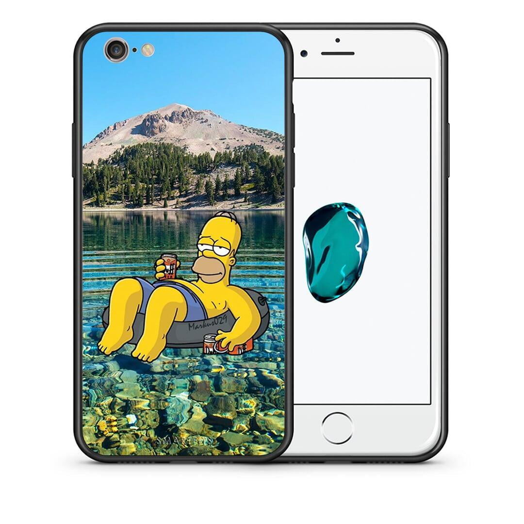 Θήκη iPhone 6 / 6s Summer Happiness από τη Smartfits με σχέδιο στο πίσω μέρος και μαύρο περίβλημα | iPhone 6 / 6s Summer Happiness case with colorful back and black bezels