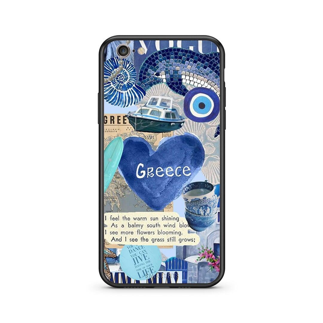 iphone 6 6s Summer In Greece Θήκη από τη Smartfits με σχέδιο στο πίσω μέρος και μαύρο περίβλημα | Smartphone case with colorful back and black bezels by Smartfits