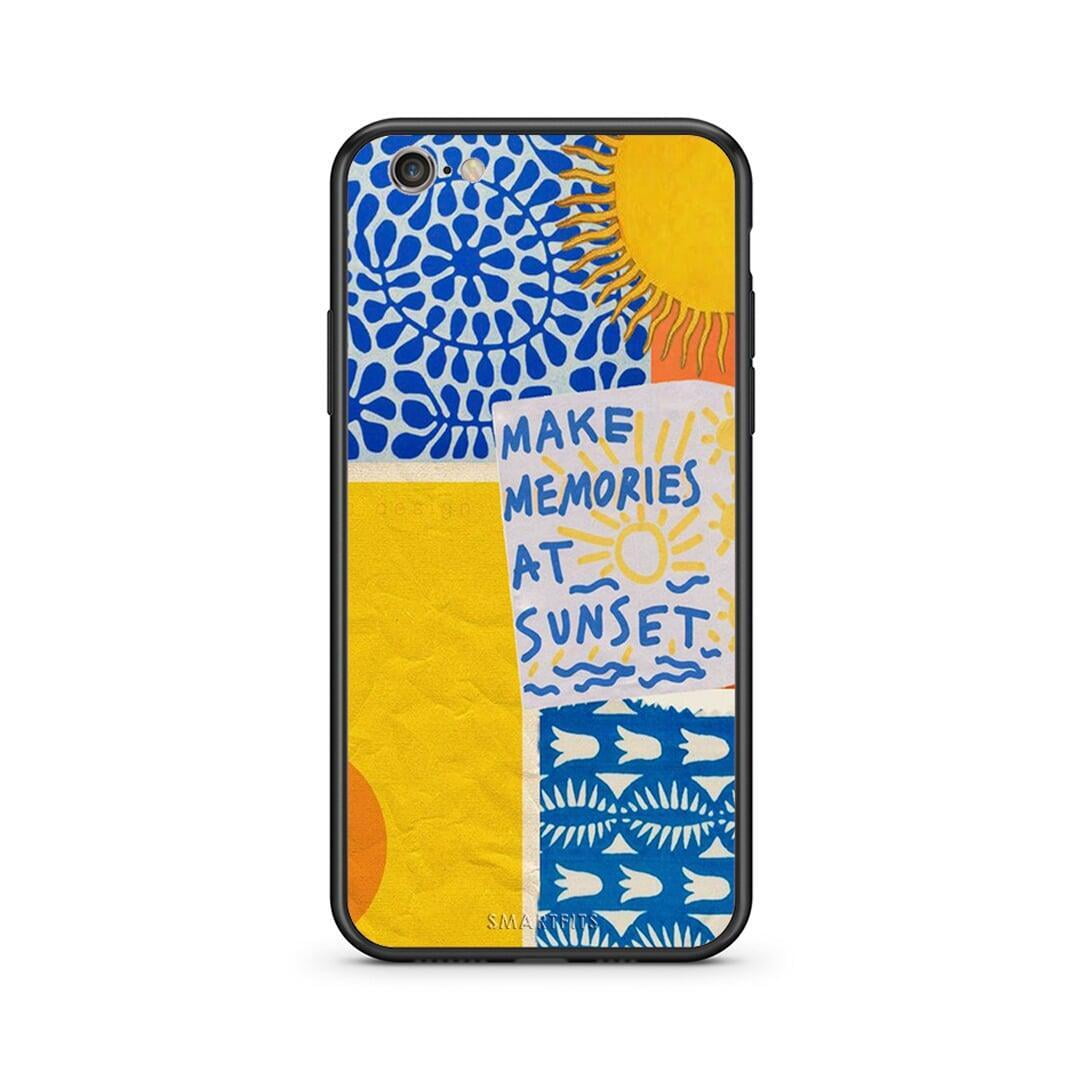 iphone 6 6s Sunset Memories Θήκη από τη Smartfits με σχέδιο στο πίσω μέρος και μαύρο περίβλημα | Smartphone case with colorful back and black bezels by Smartfits