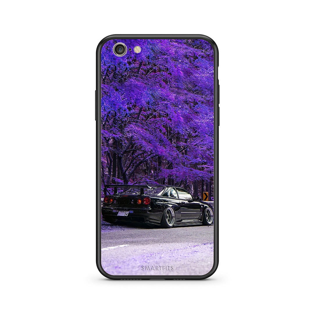 iphone 6 6s Super Car Θήκη Αγίου Βαλεντίνου από τη Smartfits με σχέδιο στο πίσω μέρος και μαύρο περίβλημα | Smartphone case with colorful back and black bezels by Smartfits