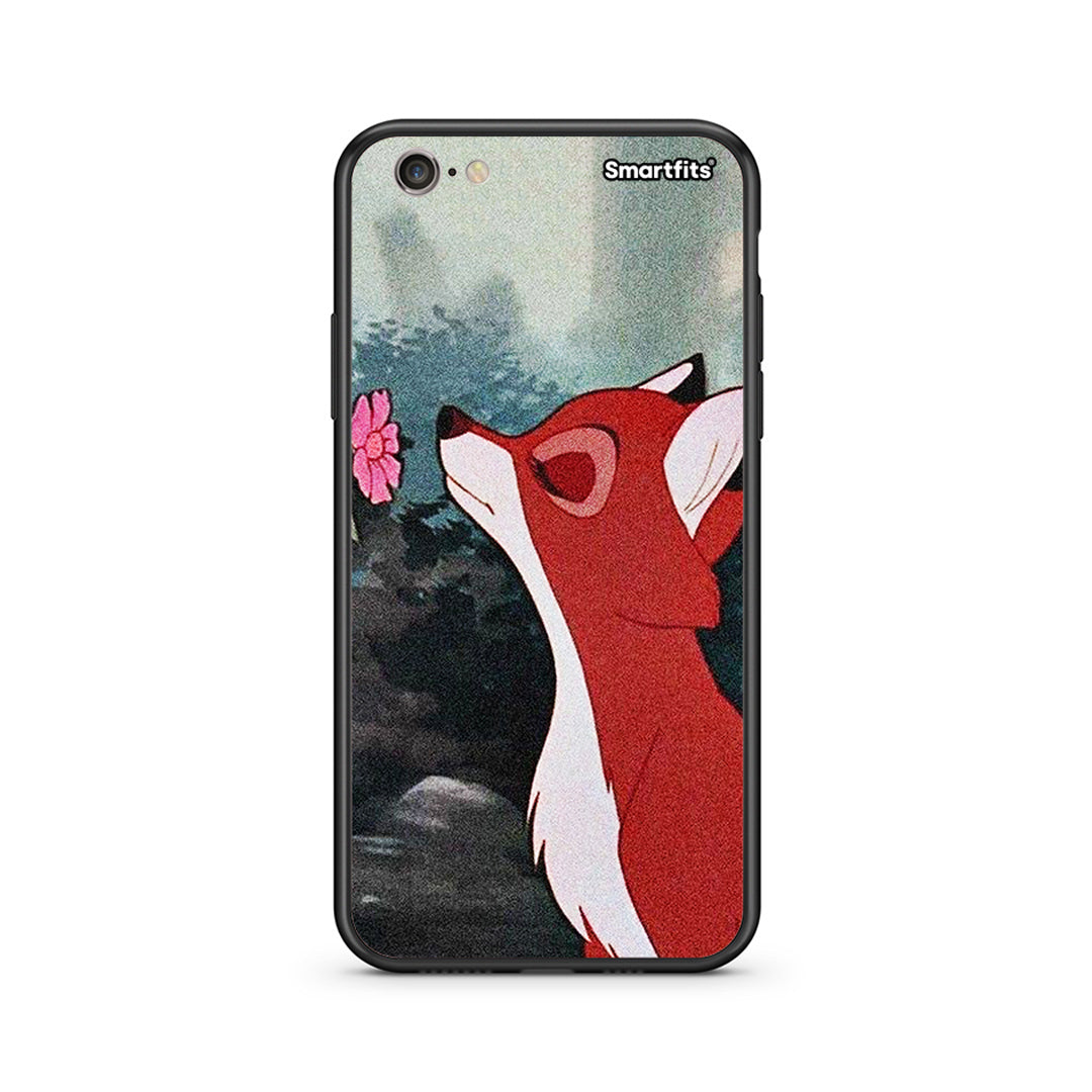 iPhone 7/8 Tod And Vixey Love 2 θήκη από τη Smartfits με σχέδιο στο πίσω μέρος και μαύρο περίβλημα | Smartphone case with colorful back and black bezels by Smartfits