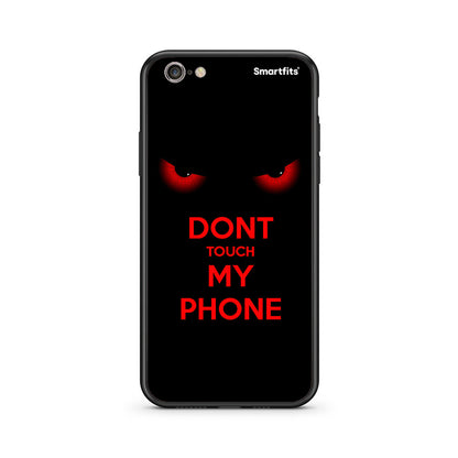 iphone 6 6s Touch My Phone Θήκη από τη Smartfits με σχέδιο στο πίσω μέρος και μαύρο περίβλημα | Smartphone case with colorful back and black bezels by Smartfits