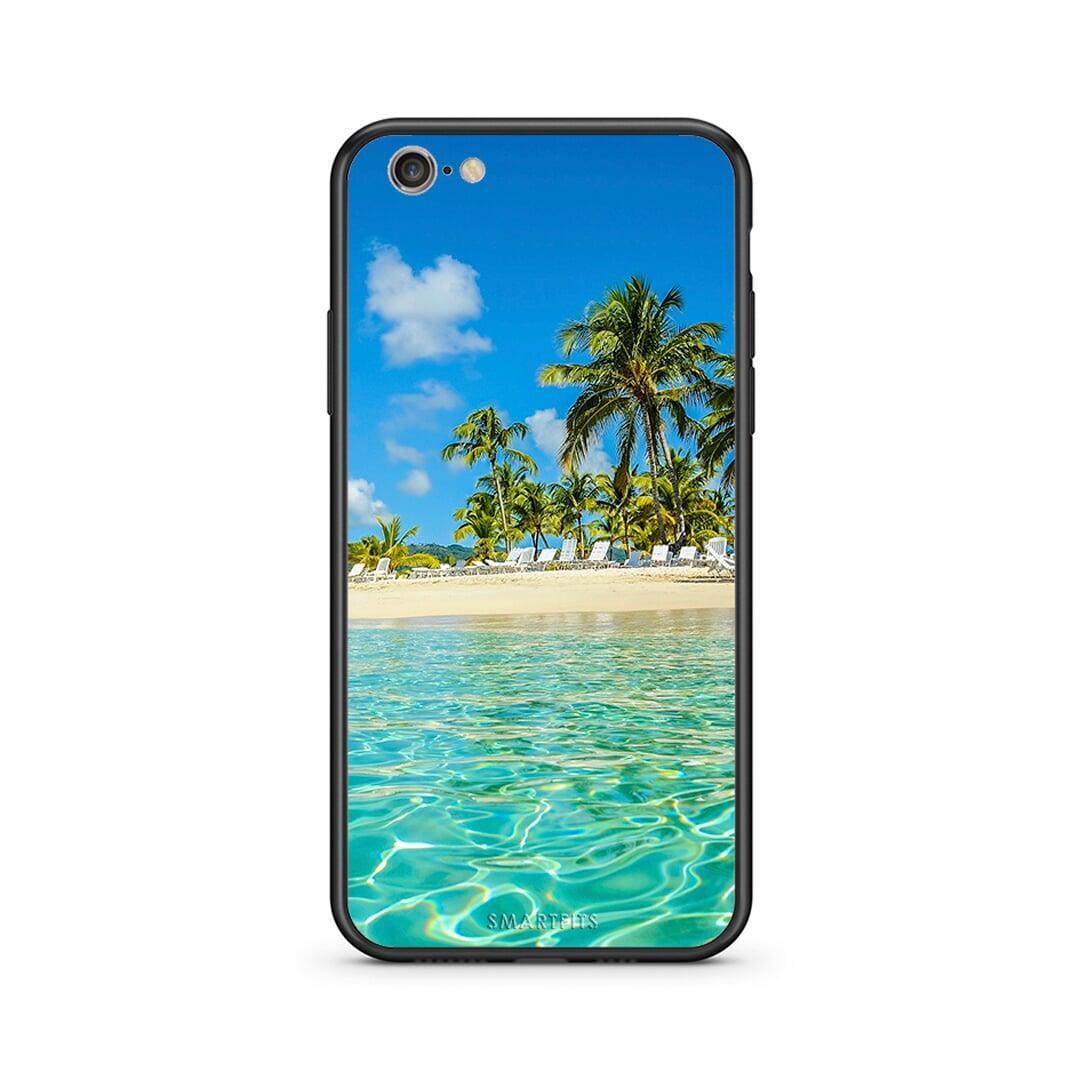 iphone 6 6s Tropical Vibes Θήκη από τη Smartfits με σχέδιο στο πίσω μέρος και μαύρο περίβλημα | Smartphone case with colorful back and black bezels by Smartfits