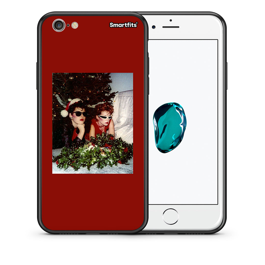 Θήκη iPhone 6 Plus/6s Plus Waiting For Xmas από τη Smartfits με σχέδιο στο πίσω μέρος και μαύρο περίβλημα | iPhone 6 Plus/6s Plus Waiting For Xmas case with colorful back and black bezels