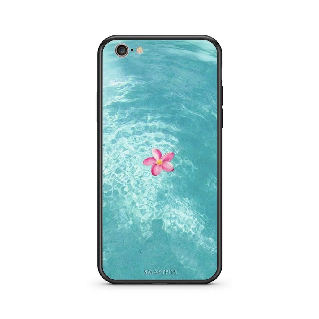 iPhone 7 / 8 Water Flower Θήκη από τη Smartfits με σχέδιο στο πίσω μέρος και μαύρο περίβλημα | Smartphone case with colorful back and black bezels by Smartfits