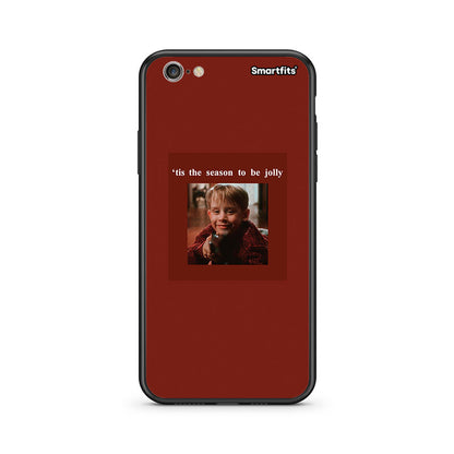 iPhone 7/8 Xmas Ultimate Spirit θήκη από τη Smartfits με σχέδιο στο πίσω μέρος και μαύρο περίβλημα | Smartphone case with colorful back and black bezels by Smartfits