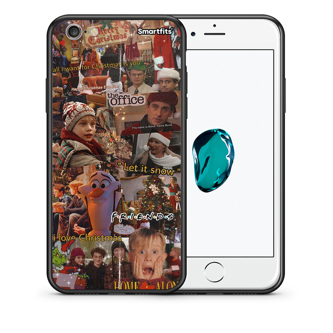 Θήκη iPhone 6/6s Xmas Wishes από τη Smartfits με σχέδιο στο πίσω μέρος και μαύρο περίβλημα | iPhone 6/6s Xmas Wishes case with colorful back and black bezels