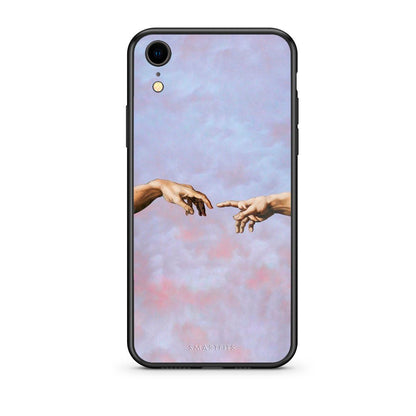 iphone xr Adam Hand θήκη από τη Smartfits με σχέδιο στο πίσω μέρος και μαύρο περίβλημα | Smartphone case with colorful back and black bezels by Smartfits