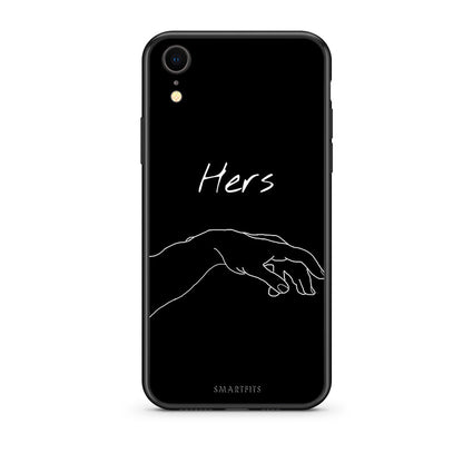 iphone xr Aeshetic Love 1 Θήκη Αγίου Βαλεντίνου από τη Smartfits με σχέδιο στο πίσω μέρος και μαύρο περίβλημα | Smartphone case with colorful back and black bezels by Smartfits
