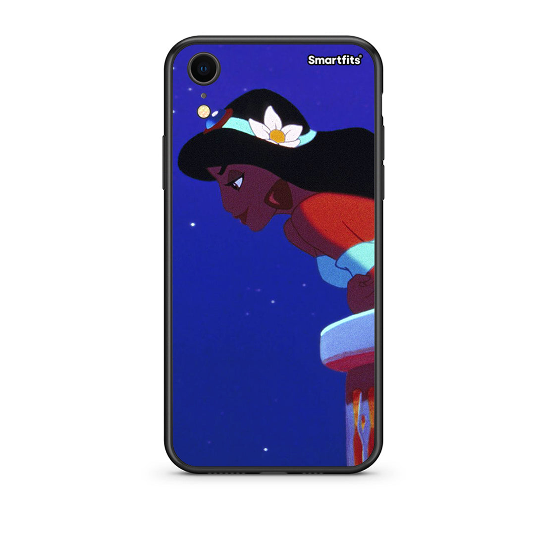 iphone xr Alladin And Jasmine Love 2 θήκη από τη Smartfits με σχέδιο στο πίσω μέρος και μαύρο περίβλημα | Smartphone case with colorful back and black bezels by Smartfits