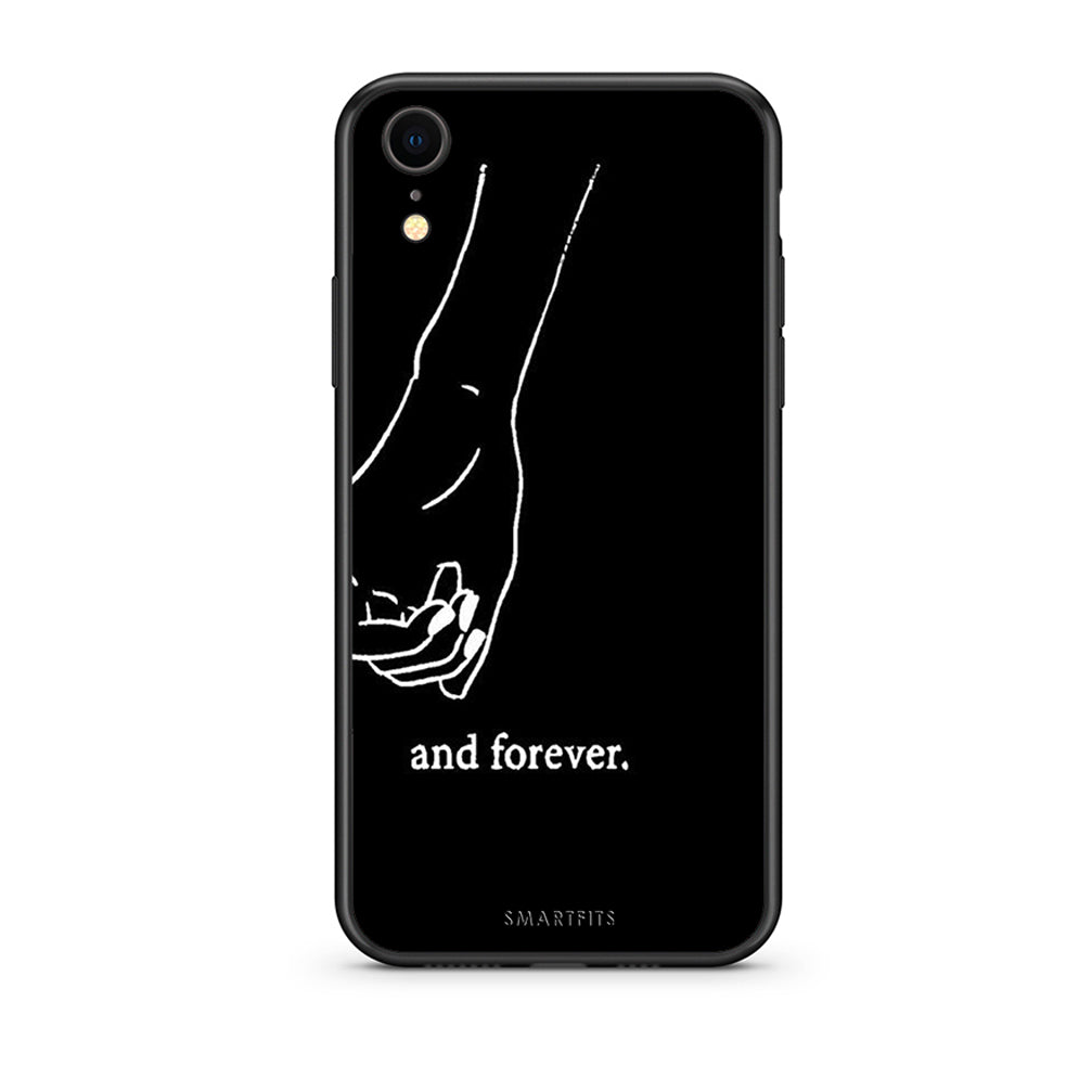 iphone xr Always & Forever 2 Θήκη Αγίου Βαλεντίνου από τη Smartfits με σχέδιο στο πίσω μέρος και μαύρο περίβλημα | Smartphone case with colorful back and black bezels by Smartfits
