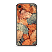 Thumbnail for iphone xr Autumn Leaves Θήκη από τη Smartfits με σχέδιο στο πίσω μέρος και μαύρο περίβλημα | Smartphone case with colorful back and black bezels by Smartfits