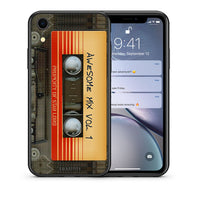 Thumbnail for Θήκη iPhone XR Awesome Mix από τη Smartfits με σχέδιο στο πίσω μέρος και μαύρο περίβλημα | iPhone XR Awesome Mix case with colorful back and black bezels