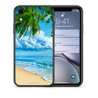 Thumbnail for Θήκη iPhone XR Beautiful Beach από τη Smartfits με σχέδιο στο πίσω μέρος και μαύρο περίβλημα | iPhone XR Beautiful Beach case with colorful back and black bezels