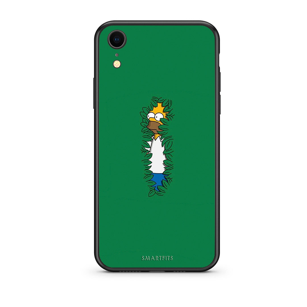iphone xr Bush Man Θήκη Αγίου Βαλεντίνου από τη Smartfits με σχέδιο στο πίσω μέρος και μαύρο περίβλημα | Smartphone case with colorful back and black bezels by Smartfits