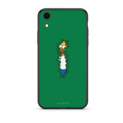 iphone xr Bush Man Θήκη Αγίου Βαλεντίνου από τη Smartfits με σχέδιο στο πίσω μέρος και μαύρο περίβλημα | Smartphone case with colorful back and black bezels by Smartfits