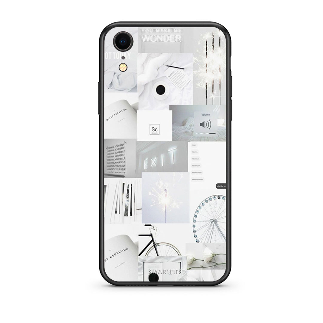 iphone xr Collage Make Me Wonder Θήκη Αγίου Βαλεντίνου από τη Smartfits με σχέδιο στο πίσω μέρος και μαύρο περίβλημα | Smartphone case with colorful back and black bezels by Smartfits