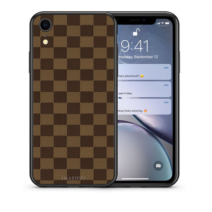 Θήκη iPhone XR Glamour Designer από τη Smartfits με σχέδιο στο πίσω μέρος και μαύρο περίβλημα | iPhone XR Glamour Designer case with colorful back and black bezels