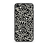 Thumbnail for iphone xr Doodle Art Θήκη από τη Smartfits με σχέδιο στο πίσω μέρος και μαύρο περίβλημα | Smartphone case with colorful back and black bezels by Smartfits