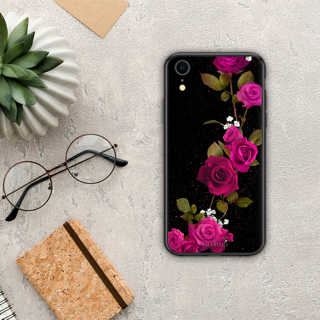 Flower Red Roses - iPhone XR θήκη