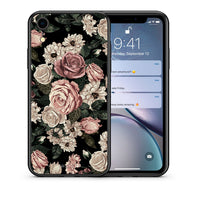 Thumbnail for Θήκη iPhone XR Wild Roses Flower από τη Smartfits με σχέδιο στο πίσω μέρος και μαύρο περίβλημα | iPhone XR Wild Roses Flower case with colorful back and black bezels
