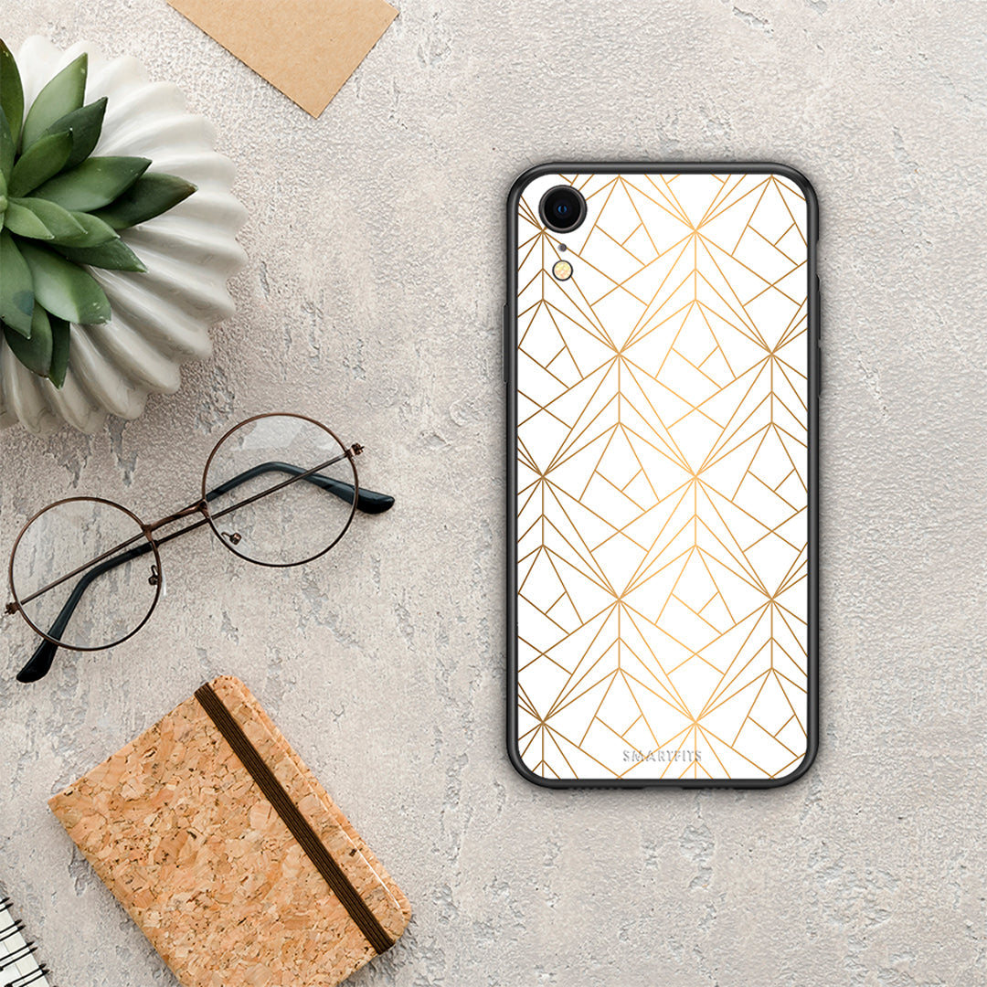 Geometric Luxury White - iPhone XR θήκη