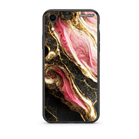Thumbnail for iphone xr Glamorous Pink Marble θήκη από τη Smartfits με σχέδιο στο πίσω μέρος και μαύρο περίβλημα | Smartphone case with colorful back and black bezels by Smartfits