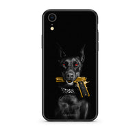 Thumbnail for iphone xr Golden Gun Θήκη Αγίου Βαλεντίνου από τη Smartfits με σχέδιο στο πίσω μέρος και μαύρο περίβλημα | Smartphone case with colorful back and black bezels by Smartfits