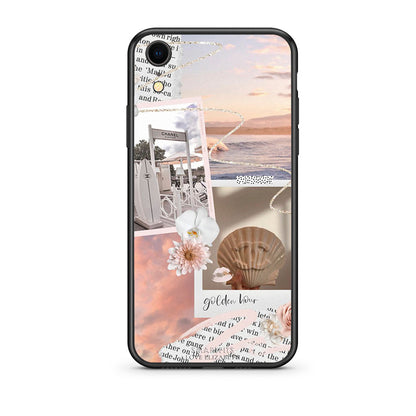 iphone xr Golden Hour Θήκη Αγίου Βαλεντίνου από τη Smartfits με σχέδιο στο πίσω μέρος και μαύρο περίβλημα | Smartphone case with colorful back and black bezels by Smartfits