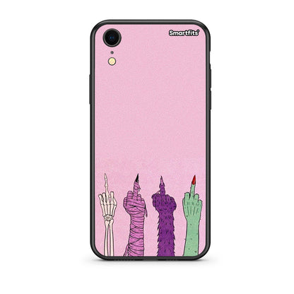 iphone xr Halloween Be A Lady Θήκη από τη Smartfits με σχέδιο στο πίσω μέρος και μαύρο περίβλημα | Smartphone case with colorful back and black bezels by Smartfits