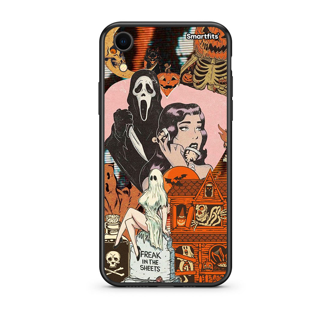 iphone xr Halloween Collage Θήκη από τη Smartfits με σχέδιο στο πίσω μέρος και μαύρο περίβλημα | Smartphone case with colorful back and black bezels by Smartfits