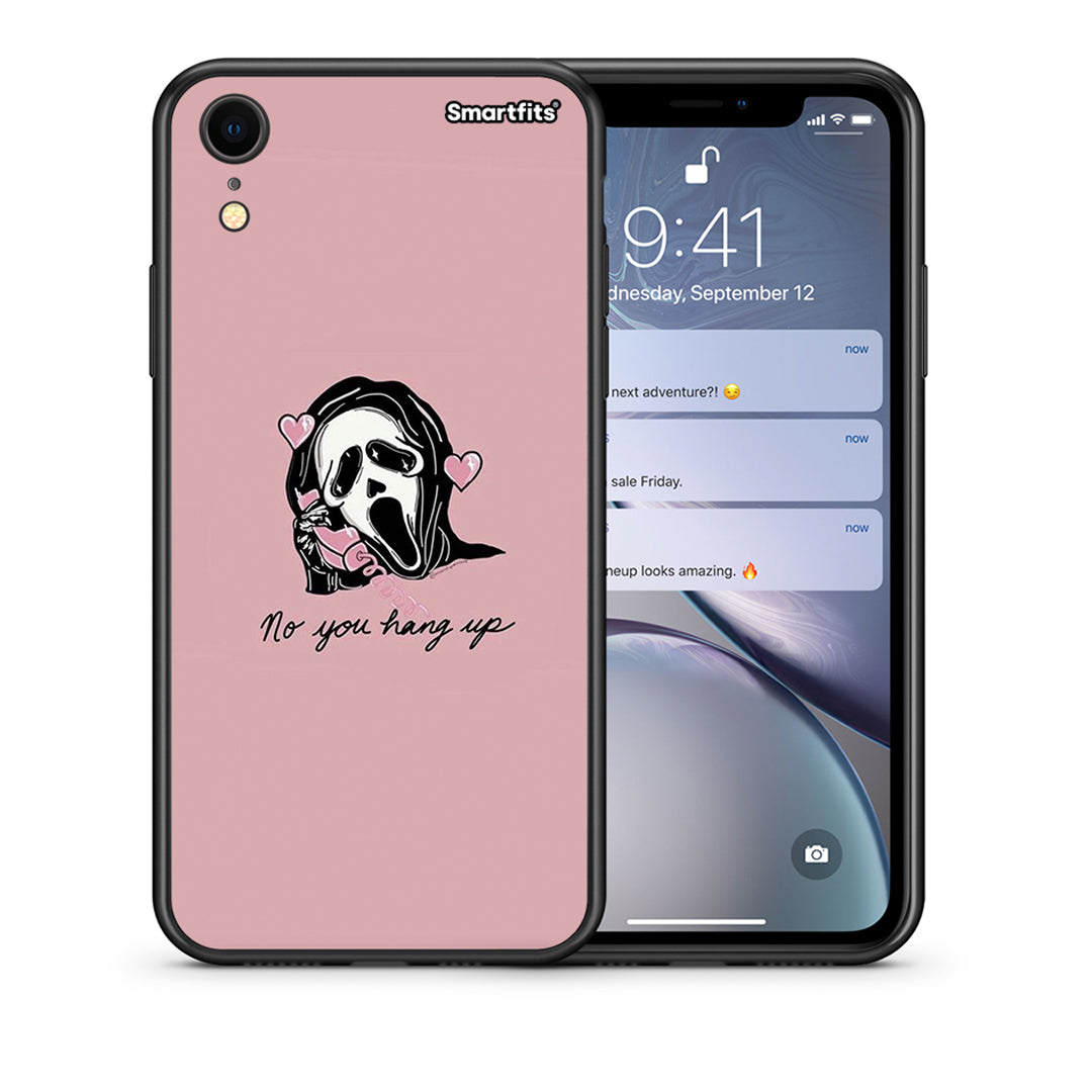 Θήκη iPhone XR Halloween Hang Up από τη Smartfits με σχέδιο στο πίσω μέρος και μαύρο περίβλημα | iPhone XR Halloween Hang Up case with colorful back and black bezels