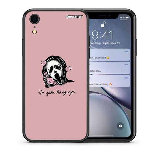 Θήκη iPhone XR Halloween Hang Up από τη Smartfits με σχέδιο στο πίσω μέρος και μαύρο περίβλημα | iPhone XR Halloween Hang Up case with colorful back and black bezels