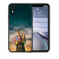 Thumbnail for Θήκη iPhone XR Infinity Snap από τη Smartfits με σχέδιο στο πίσω μέρος και μαύρο περίβλημα | iPhone XR Infinity Snap case with colorful back and black bezels