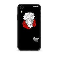 Thumbnail for iphone xr Itadori Anime θήκη από τη Smartfits με σχέδιο στο πίσω μέρος και μαύρο περίβλημα | Smartphone case with colorful back and black bezels by Smartfits