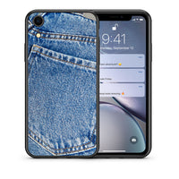 Thumbnail for Θήκη iPhone XR Jeans Pocket από τη Smartfits με σχέδιο στο πίσω μέρος και μαύρο περίβλημα | iPhone XR Jeans Pocket case with colorful back and black bezels