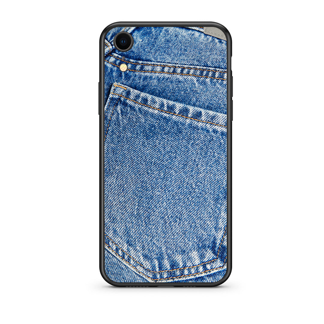 iphone xr Jeans Pocket θήκη από τη Smartfits με σχέδιο στο πίσω μέρος και μαύρο περίβλημα | Smartphone case with colorful back and black bezels by Smartfits