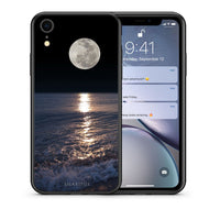 Thumbnail for Θήκη iPhone XR Moon Landscape από τη Smartfits με σχέδιο στο πίσω μέρος και μαύρο περίβλημα | iPhone XR Moon Landscape case with colorful back and black bezels
