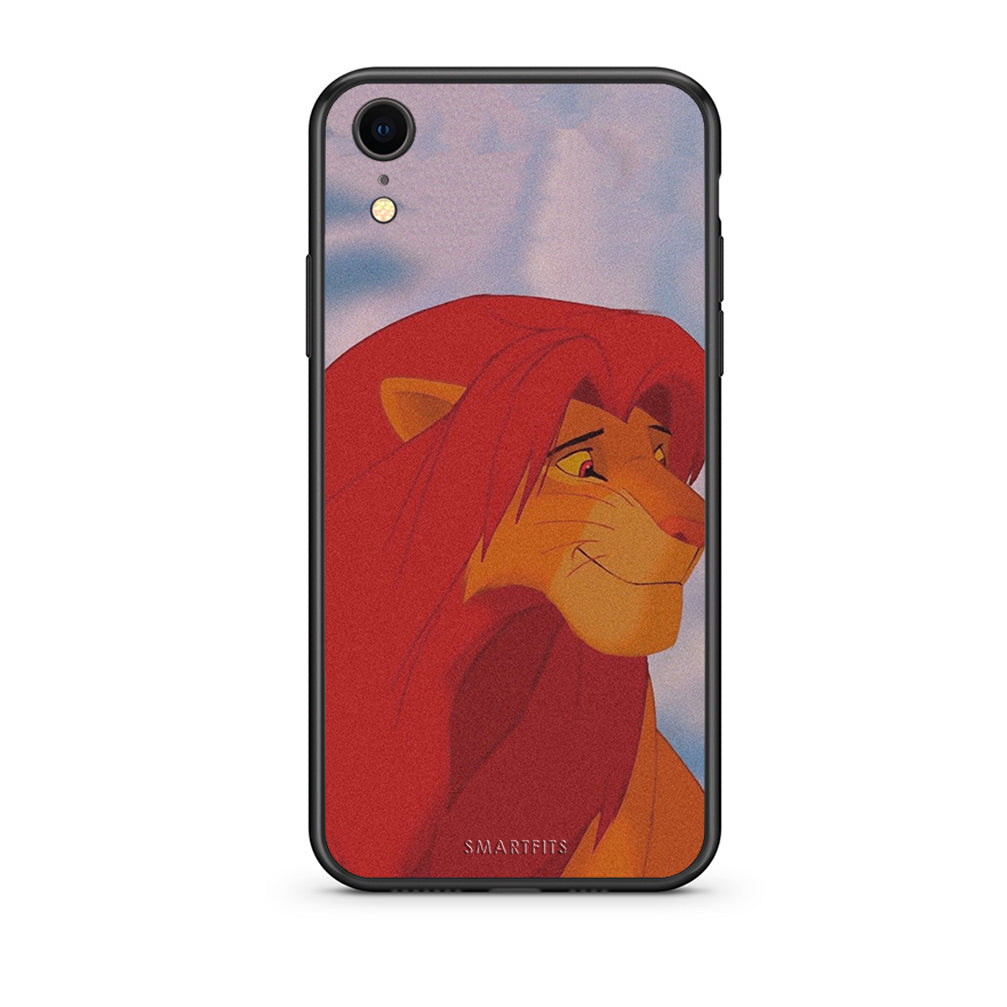 iphone xr Lion Love 1 Θήκη Αγίου Βαλεντίνου από τη Smartfits με σχέδιο στο πίσω μέρος και μαύρο περίβλημα | Smartphone case with colorful back and black bezels by Smartfits