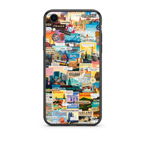 Thumbnail for iphone xr Live To Travel θήκη από τη Smartfits με σχέδιο στο πίσω μέρος και μαύρο περίβλημα | Smartphone case with colorful back and black bezels by Smartfits