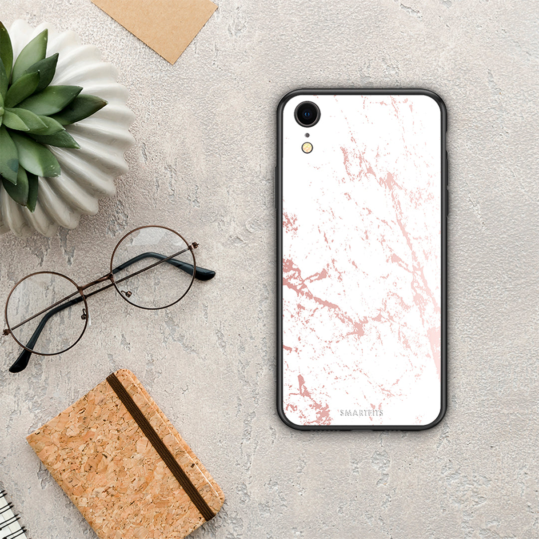 Marble Pink Splash - iPhone XR θήκη
