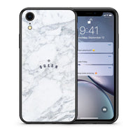 Thumbnail for Θήκη iPhone XR Queen Marble από τη Smartfits με σχέδιο στο πίσω μέρος και μαύρο περίβλημα | iPhone XR Queen Marble case with colorful back and black bezels